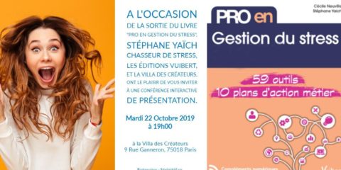 Soirée de présentation du livre “Pro en gestion du stress”